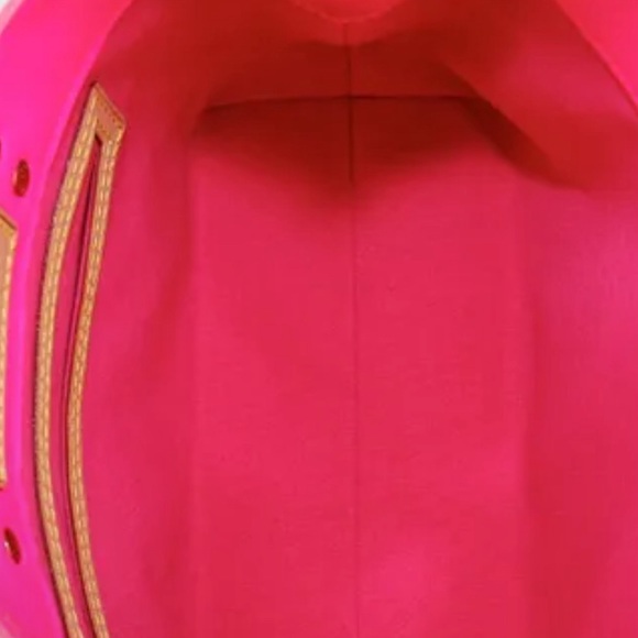 Vintage Pink and orange Vernis Louis Vuitton handbag x Robert Wilson. Authentic - Picture 9 of 11